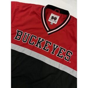 Ohio State Buckeyes 58 Sports Vintage Pullover Windbreaker Jacket Size 3XL